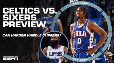 Malika is EXCITED for Celtics vs. 76ers 🍿 Harden & Clippers' with the WORST LINE-UP 👀🫢 | NBA Today
