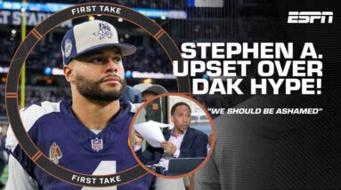 Stephen A. says 'We should be ASHAMED' for HYPING up Dak Prescott 🫣 | First Take