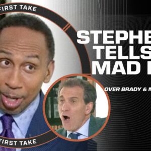Stephen A. tells Mad Dog to WATCH HIS MOUTH 'I don't want to LISTEN to Tom Brady' 🫣 | First Take