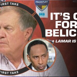 Stephen A. thinks it’s OVER for Bill Belichick + Lamar’s Performance is CONCERNING 🤯 | First Take