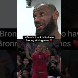 LeBron’s happy to see Bronny live his college life 😂 #shorts