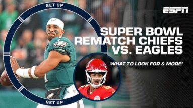 Can the Chiefs STOP the Eagles' RUN GAME? 🤔 + Does Stefon Diggs WANT OUT of Buffalo? | Get Up