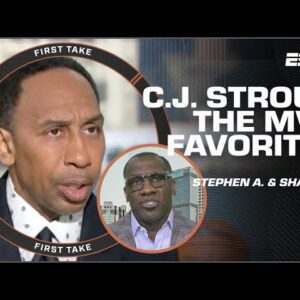 Stephen A. & Shannon Sharpe DEBATE whether C.J. Stroud is the NFL MVP! | First Take