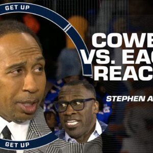Stephen A. & Shannon Sharpe react to the Cowboys losing to the Eagles 👀 | Get Up