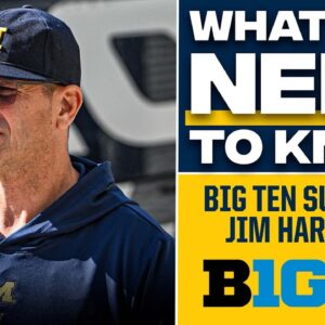 EVERYTHING You Need To Know About The Big Ten SUSPENDING Michigan HC Jim Harbaugh I CBS Sports