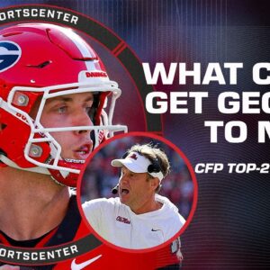 Would a win over Ole Miss give Georgia the No. 1 CFP spot? ðŸ¤” | SportsCenter