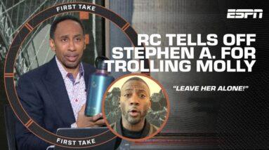 Stephen A. and Dan ROAST Molly over her hydration choices & RC tells Stephen A. OFF 😂 | First Take