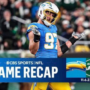Chargers SACK Zach Wilson 8 TIMES As LA DOMINATES Jets In New York I Game Recap I CBS Sports