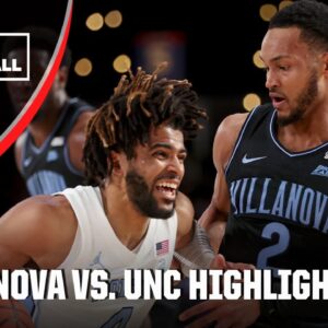 Villanova Wildcats vs. North Carolina Tar Heels | Full Game Highlights
