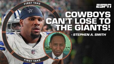 THERE IS NO EXCUSE FOR THE COWBOYS TO LOSE TO THE GIANTS! 🗣️ - Stephen A. | First Take