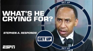 Why THE HELL was the Michigan coach crying?! - Stephen A. | Get Up