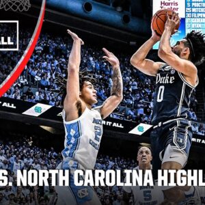Duke Blue Devils vs. North Carolina Tar Heels | Full Game Highlights | ESPN College Basketball