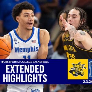 Wichita State at Memphis: College Basketball Extended Highlights I CBS Sports