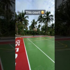 Imagine playing on this court 😳 (via @seanxwalker/TT) #shorts