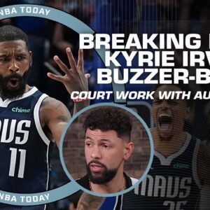 Just how difficult was Kyrie Irving’s buzzer-beater? Austin Rivers breaks it down! | NBA Today