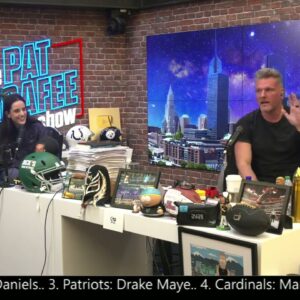 Pat McAfee hails Caitlin Clark's parents after SINKING giveaway moneyball | The Pat McAfee Show