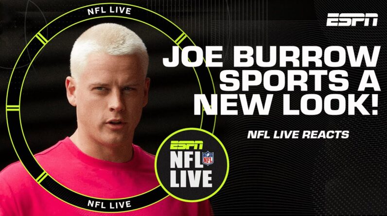 Joe Burrow arrived to training camp with a new look 💇‍♂️👀 | NFL Live